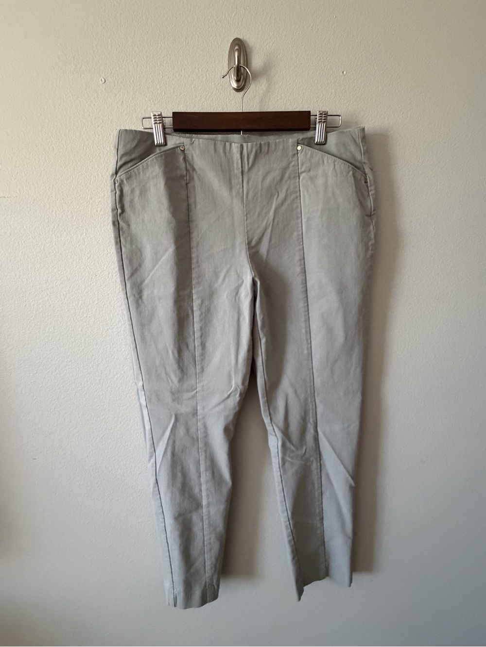 Women’s Light Gray Casual Trousers